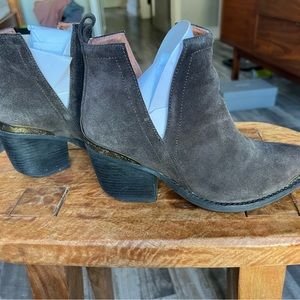 LIKE NEW! Jeffrey Campbell Cromwell Boots in "Olive" Suede (6)